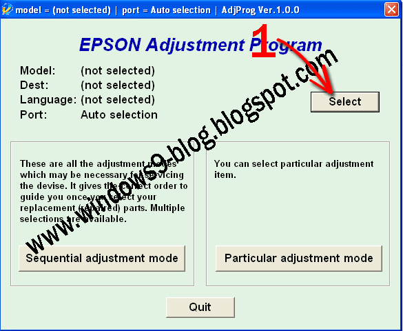 download epson resetter tool